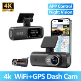 4K Dual Lens Front and Rear Car DVR Dash Cam Recorder