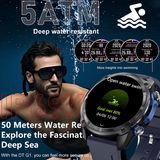 G1 Smart Sports Watch for Men, Outdoor Running and Cycling GPS Watch with Offline Maps, 5 ATM Waterproof